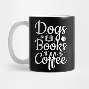 Dogs Books Coffee Mug